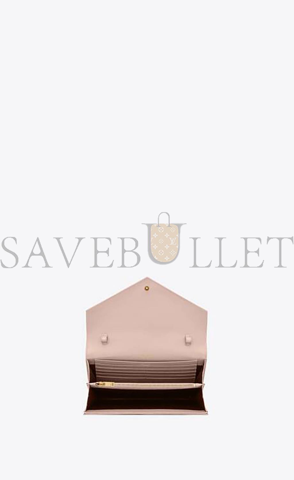 Y*L cassandre matelassÉ chain wallet in grain de poudre embossed leather 377828bow016920 (22.5*14*4cm)