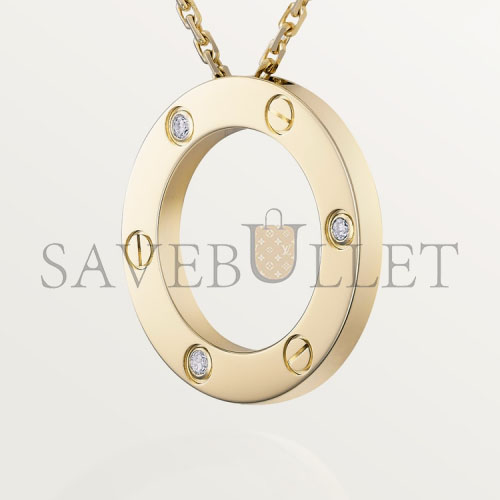 Ca*t*er  love necklace, 3 diamonds b7014500