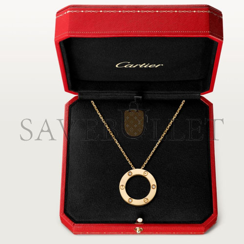 Ca*t*er  love necklace, 3 diamonds b7014500