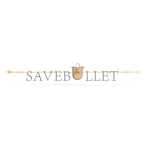 V*N CL*F arpels frivole bracelet, mini model - yellow gold, diamond  vcarp0j200