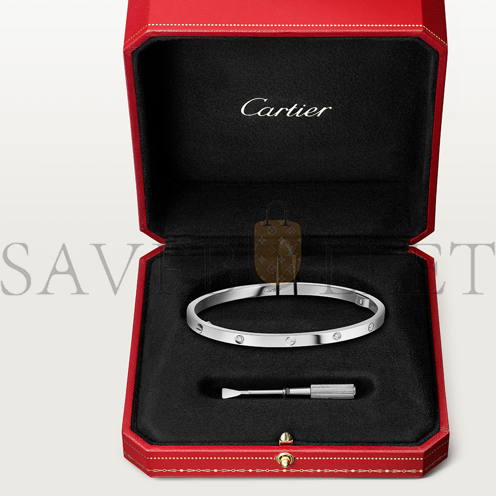 Ca*t*er  love bracelet, small model, 6 diamonds b6047717