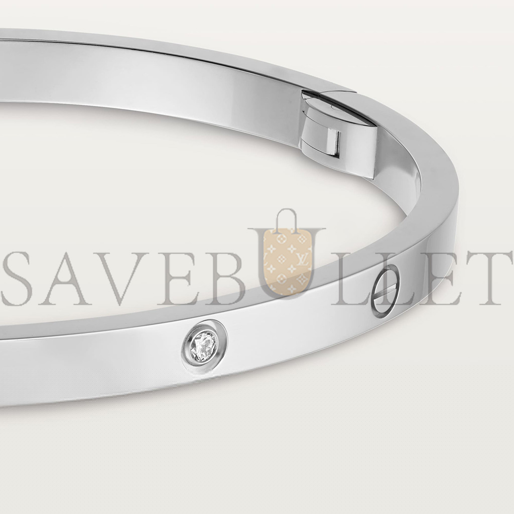 Ca*t*er  love bracelet, small model, 6 diamonds b6047717