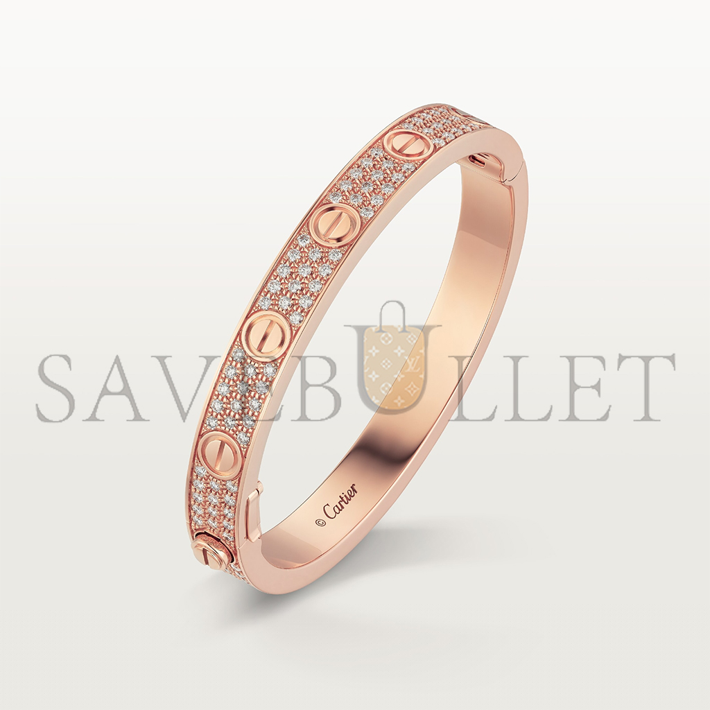 Ca*t*er  love bracelet, diamond-paved n6036917