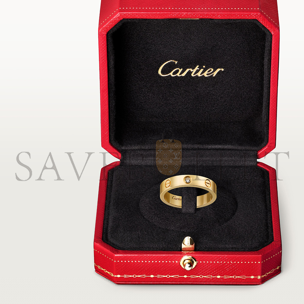 Ca*t*er  love wedding band, 1 diamond b4056100