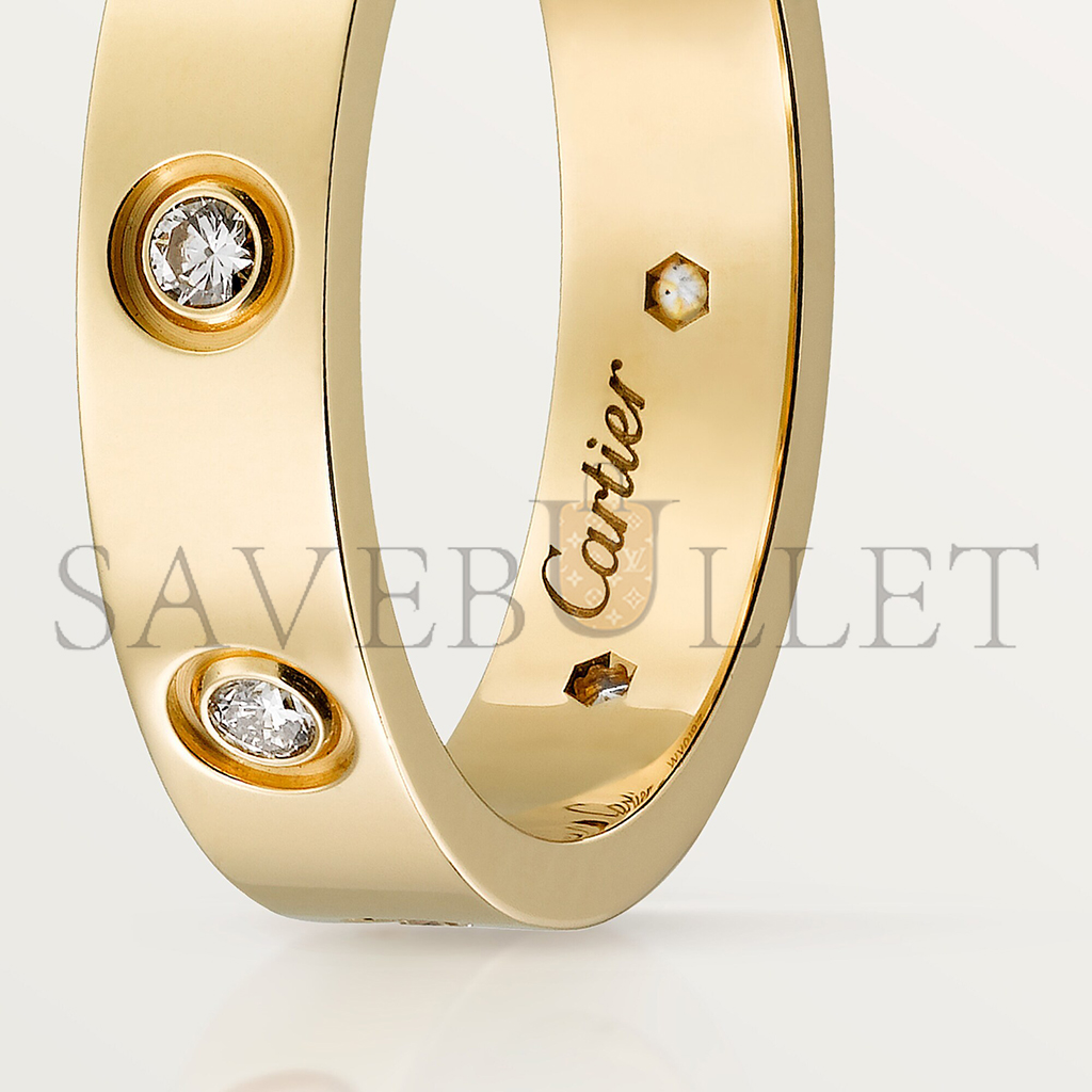 Ca*t*er  love wedding band, 8 diamonds b4056200