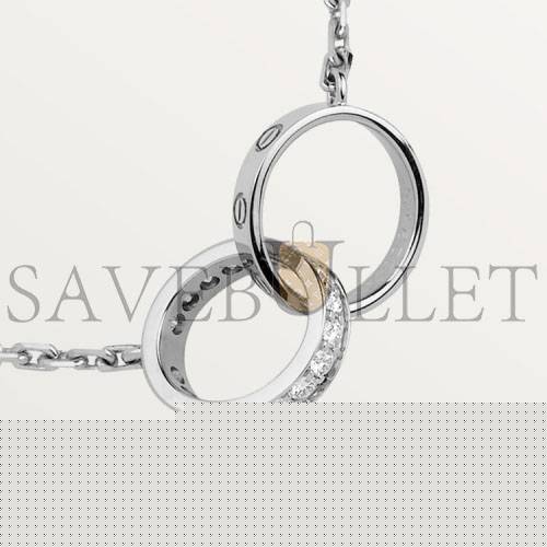 Ca*t*er love necklace, diamonds  b7013700
