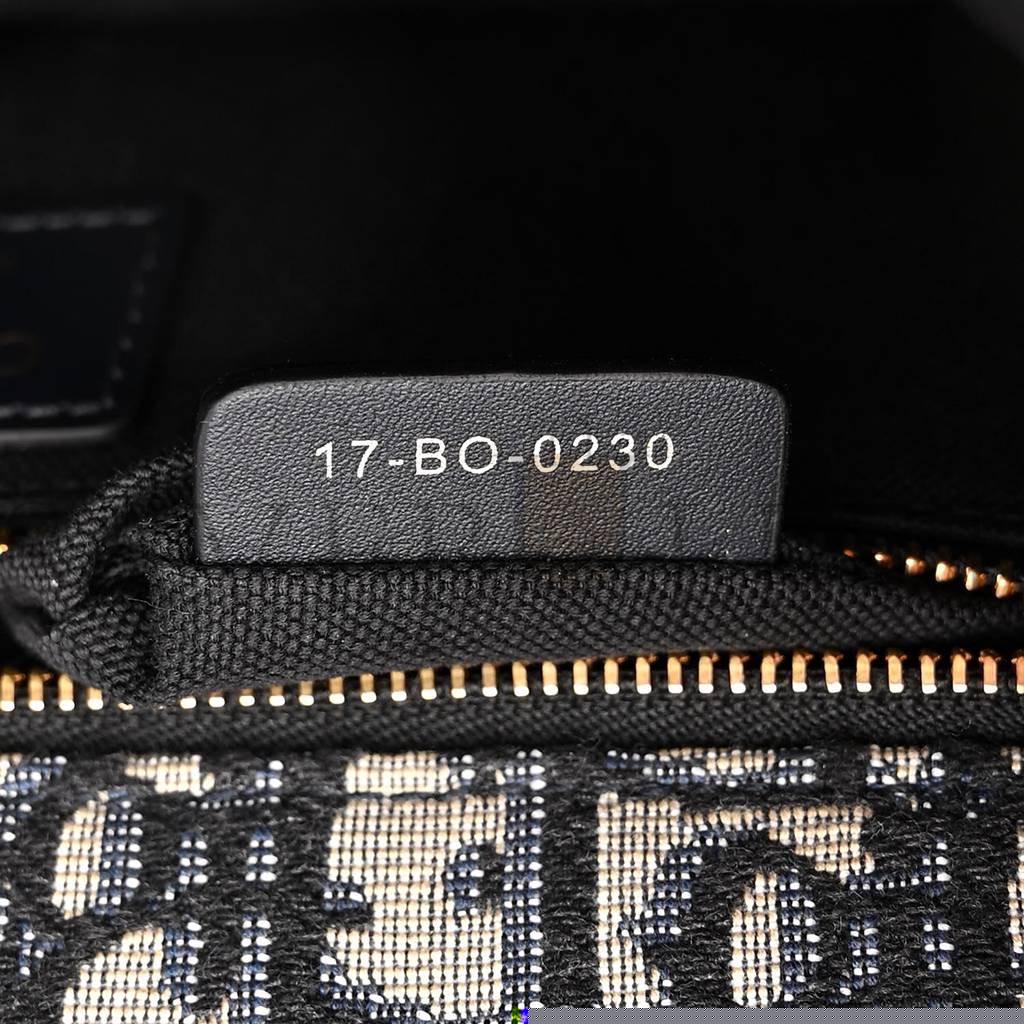 D*or oblique 30 montaigne chain flap bag blue (25*15*8.9cm)