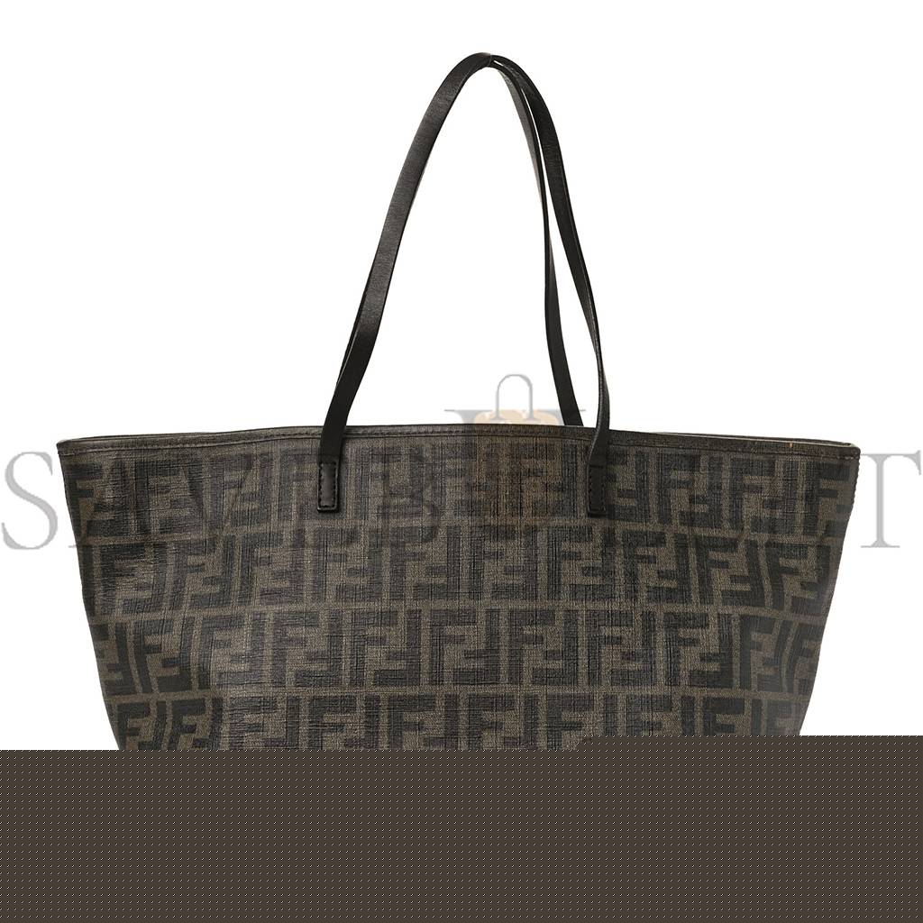 F**di zucca spalmati medium roll tote tobacco viola (47*36*27cm)